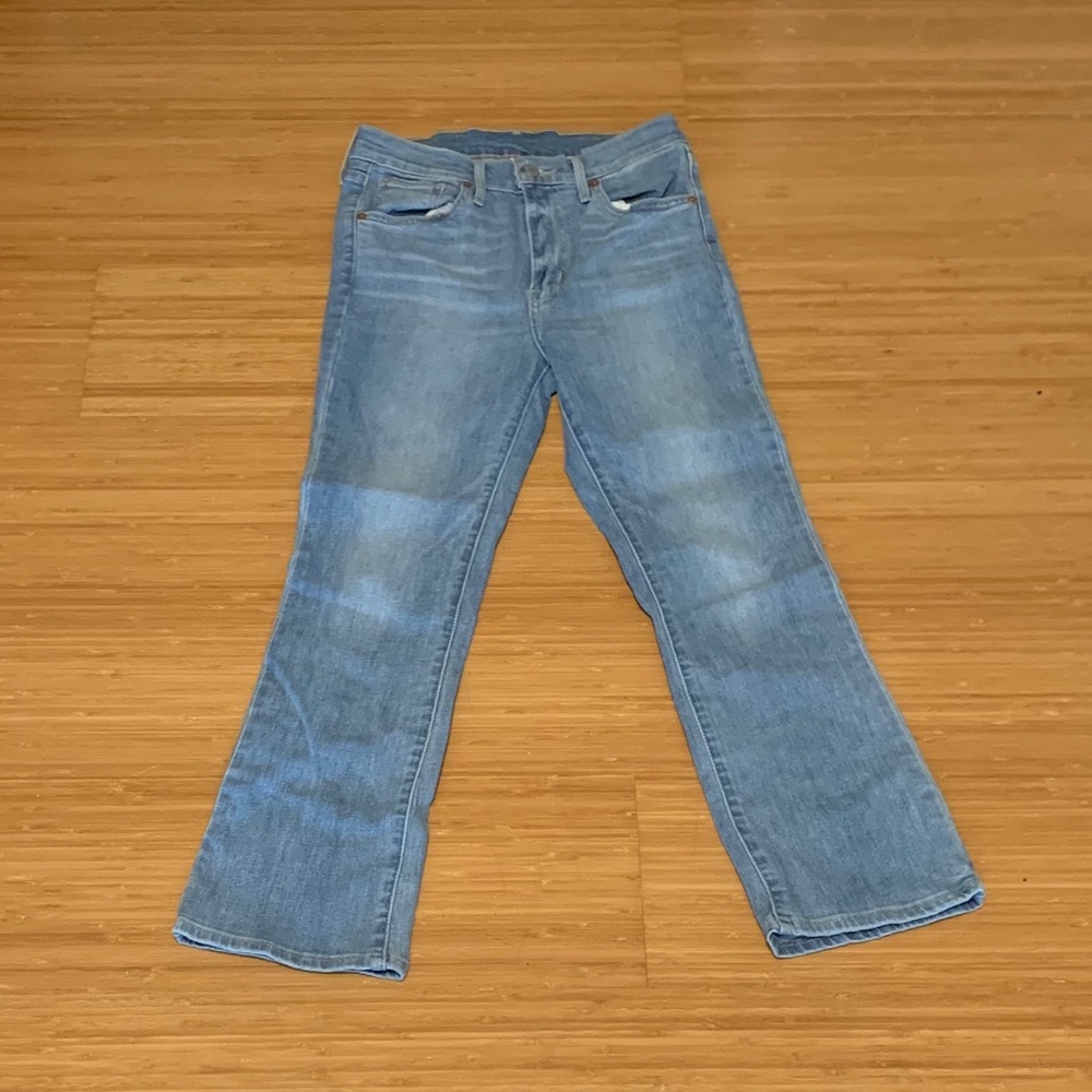 Levi’s Light Wash High Rise Flare Jeans